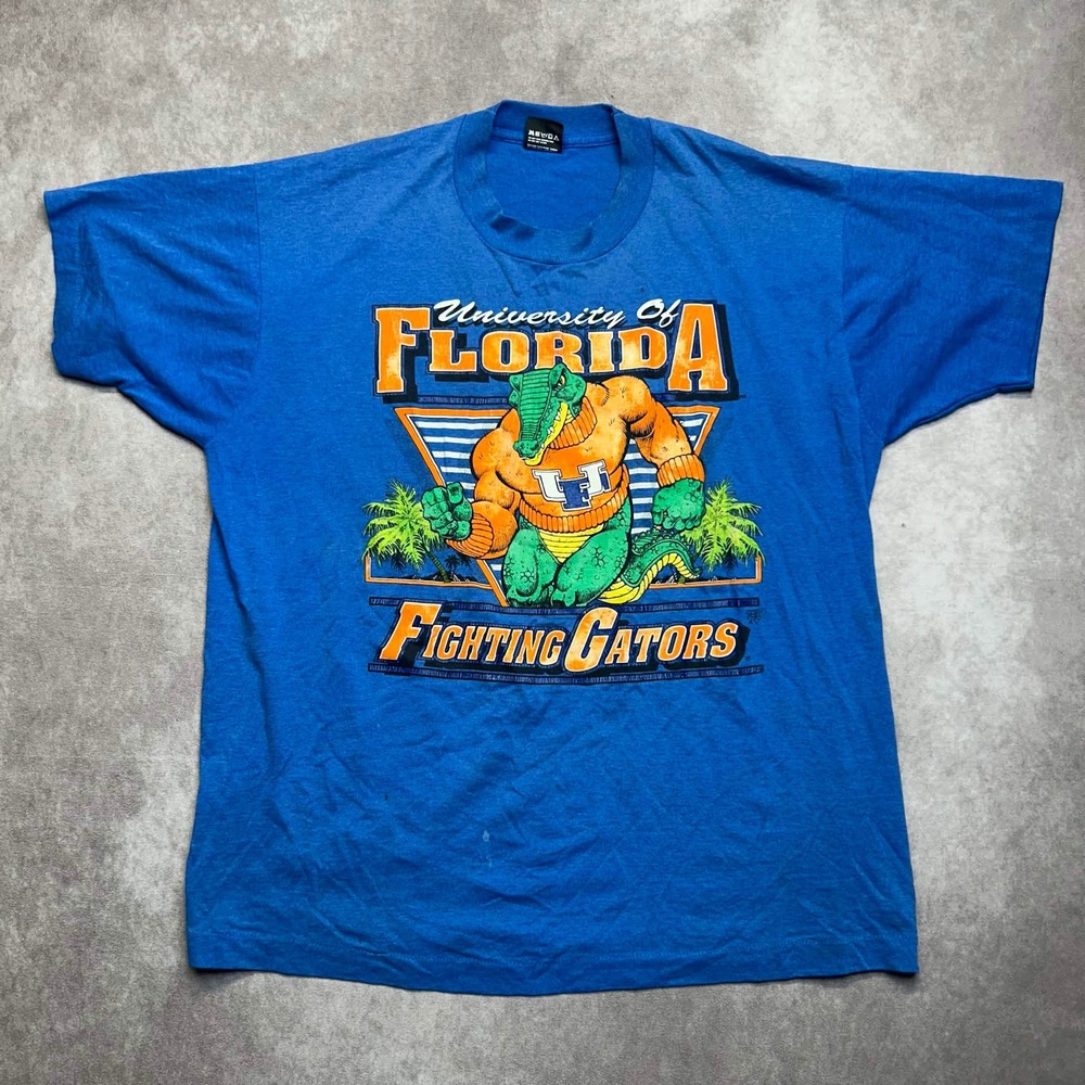 Vintage 90s University of Florida UF Gators XL Tee Screen Star single stitch